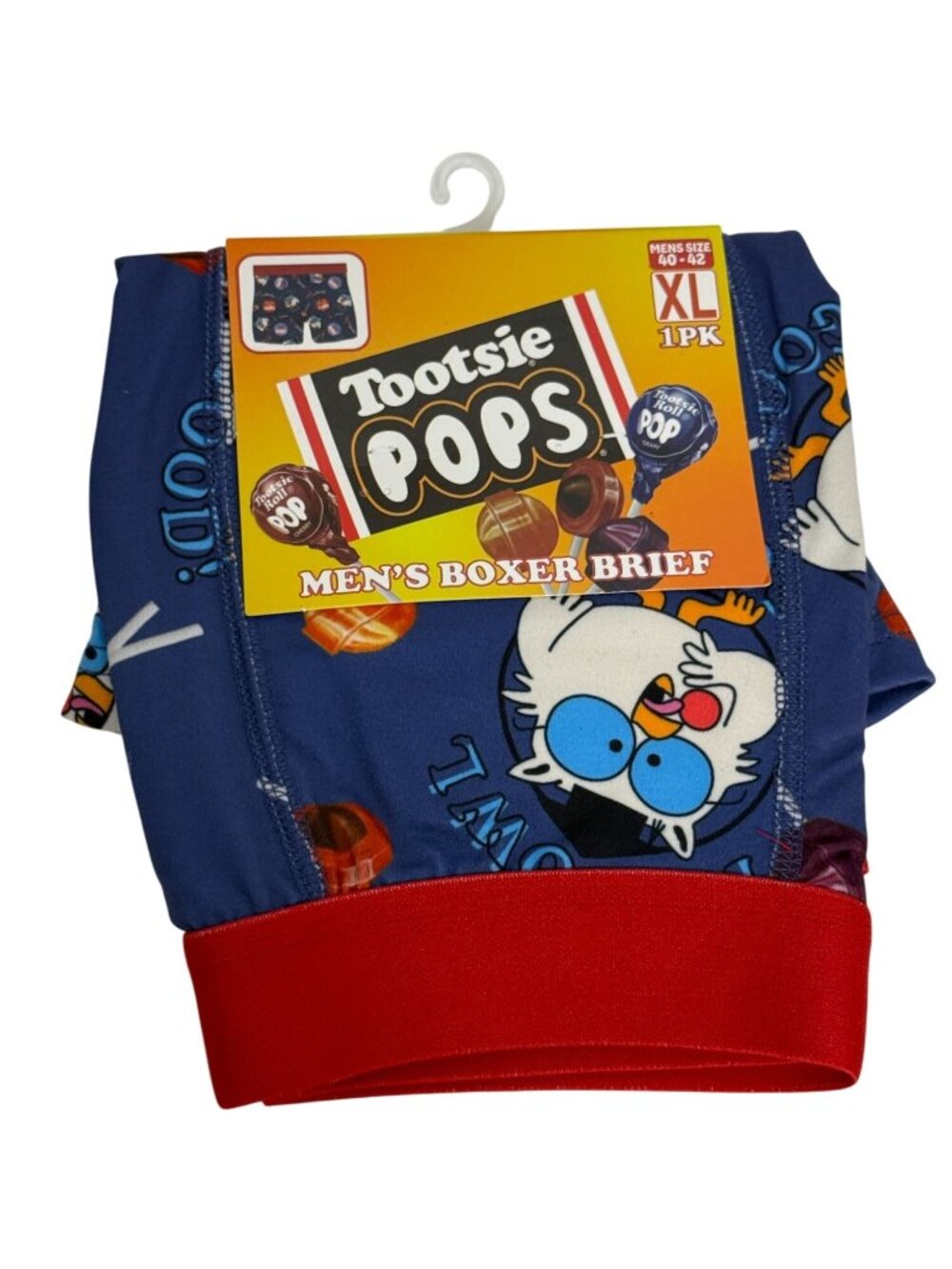 Tootsie Pops Mens XL Candy Graphic Boxer Briefs NWT Retro Colorful Casual